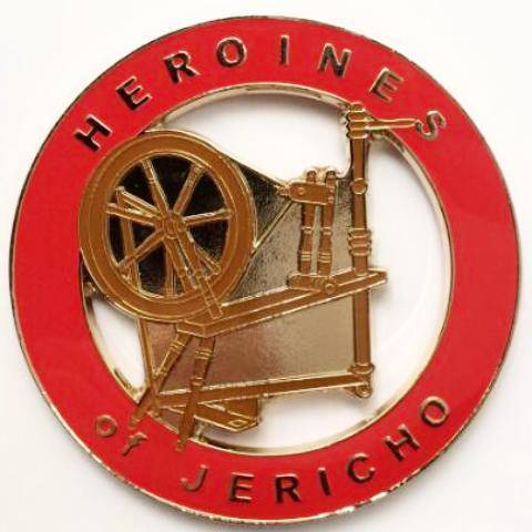 Heroines of Jericho PHA Car Emblem - Medallion - Bricks Masons