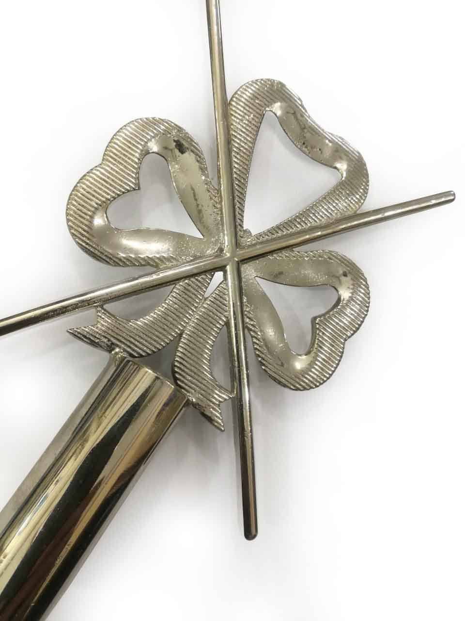 Master of Ceremonies Blue Lodge Rod Top - Silver or Gold - Bricks Masons