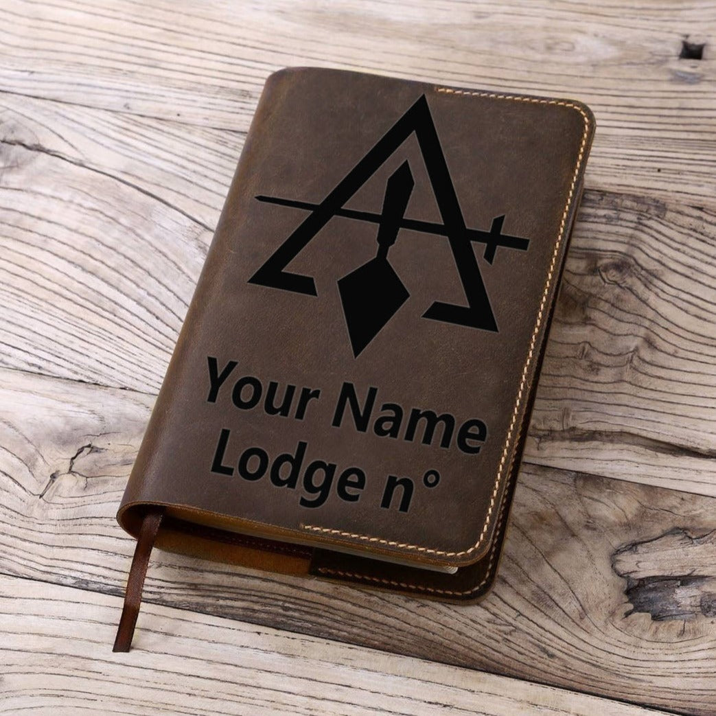 Council Book Cover - Leather - Bricks Masons