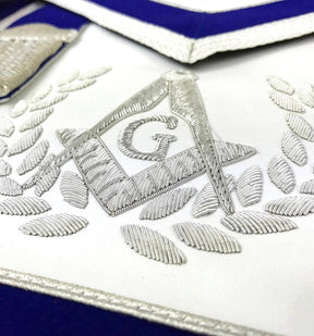 Master Mason Blue Lodge Regalia Set - Hand Embroidery - Bricks Masons