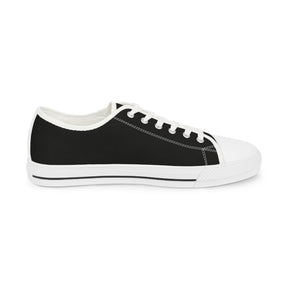 District Deputy Grand Master Blue Lodge Sneaker - Low Top Sneaker Black & White Gold Emblem - Bricks Masons