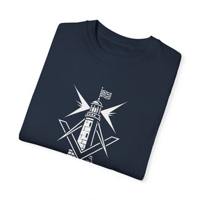 Master Mason Craft T-Shirt - United Kingdom Beacon of Brotherhood - Bricks Masons
