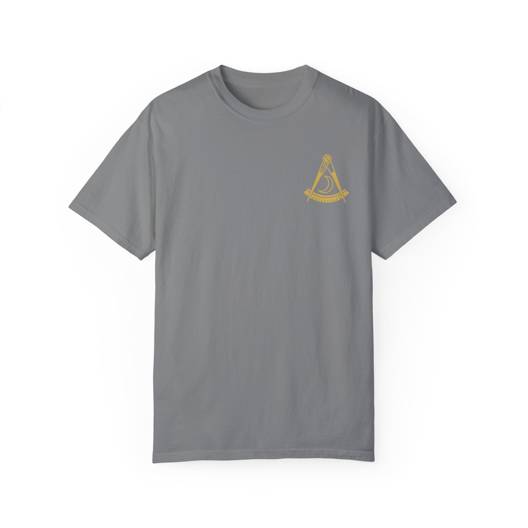District Deputy Grand Master Blue Lodge T-Shirt - Garment-Dyed Tee - Bricks Masons