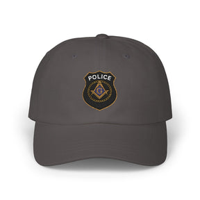 Master Mason Blue Lodge Baseball Cap - Embroidered Police Mason Dad Cap - Bricks Masons
