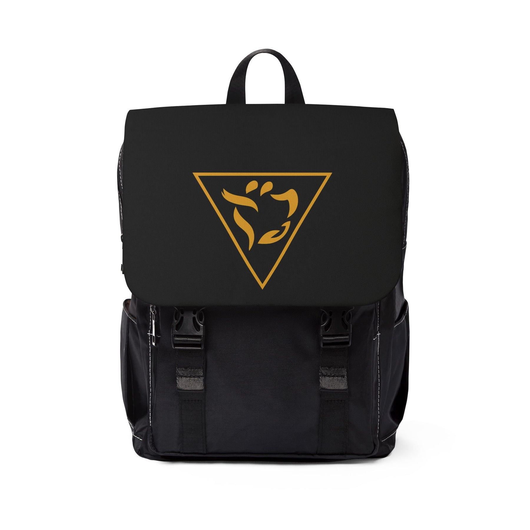 Grand Tiler of Solomon Backpack - Black & Gold With Resistant Fabric - Bricks Masons