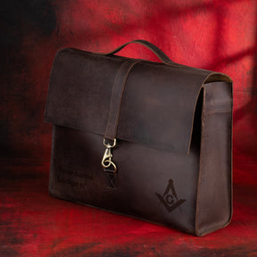 Master Mason Blue Lodge Briefcase - Bricks Masons