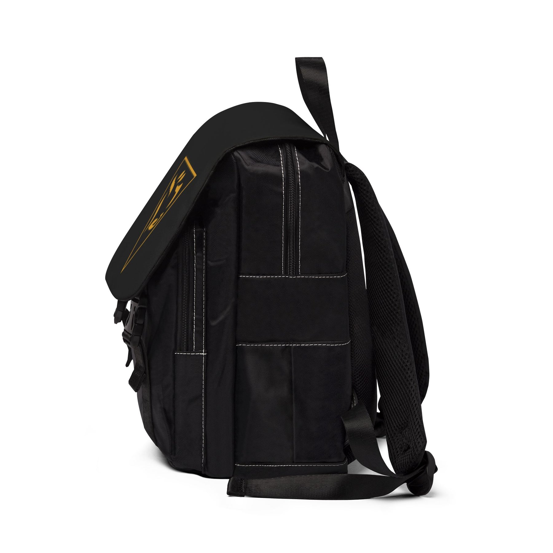 Grand Tiler of Solomon Backpack - Black & Gold With Resistant Fabric - Bricks Masons
