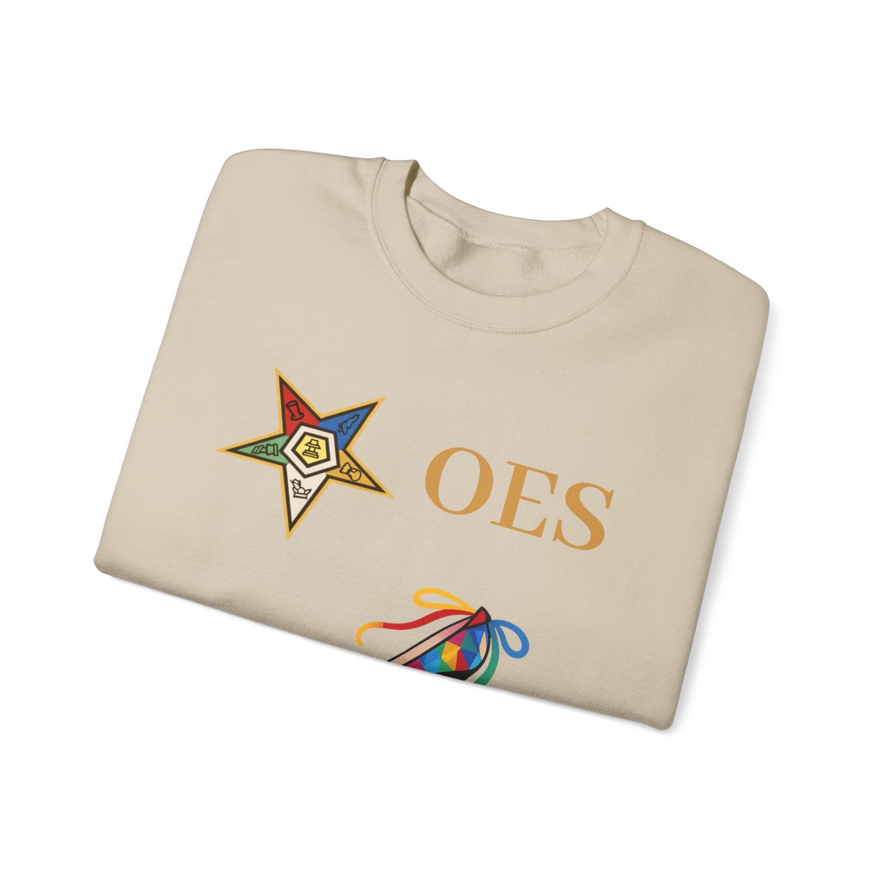 OES Sweatshirt - Faith Truth & Love with The Colorful Eastern Star - Bricks Masons