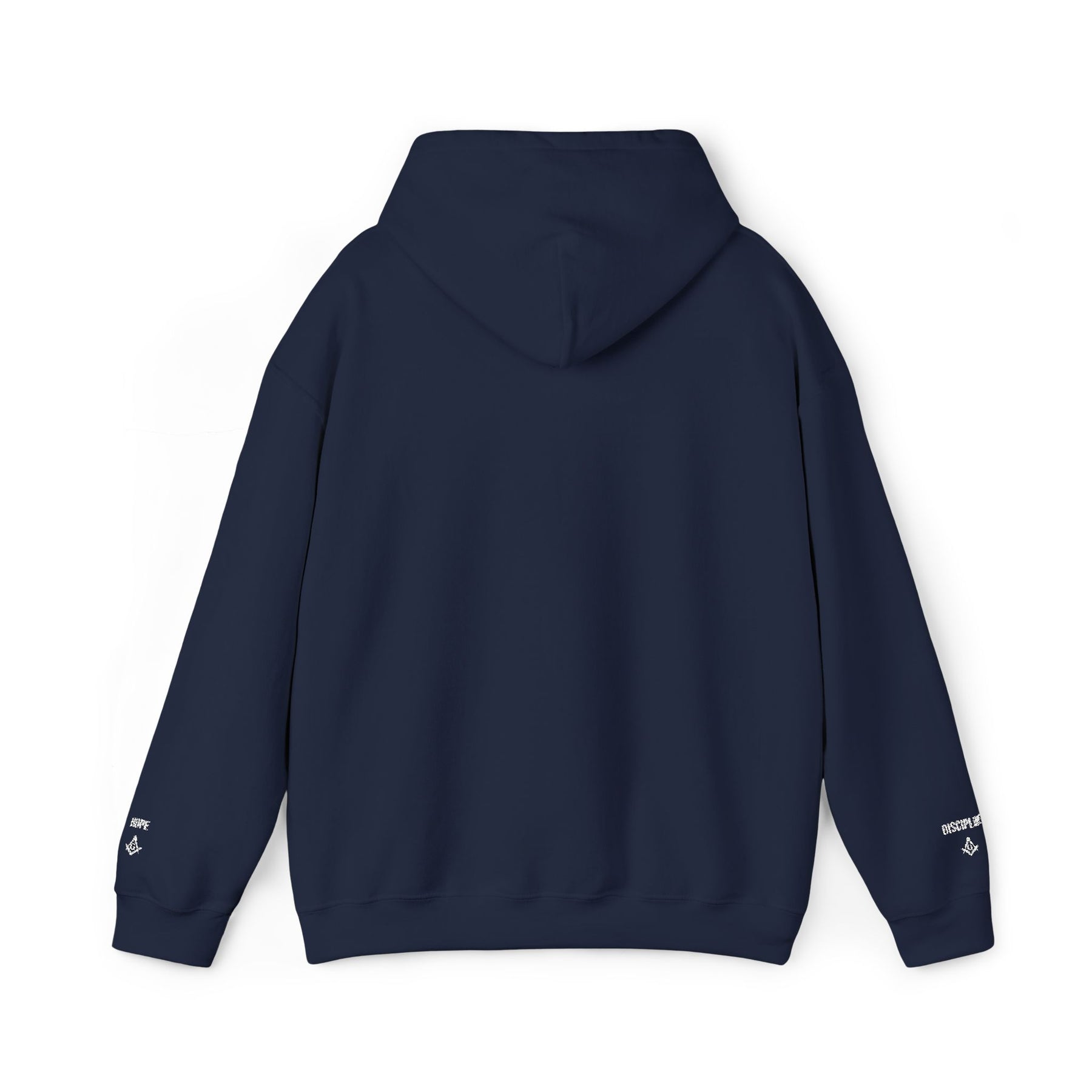 Master Mason Blue Lodge Hoodie - By Faith And Labor with Square & Compass G Embroidery - Bricks Masons