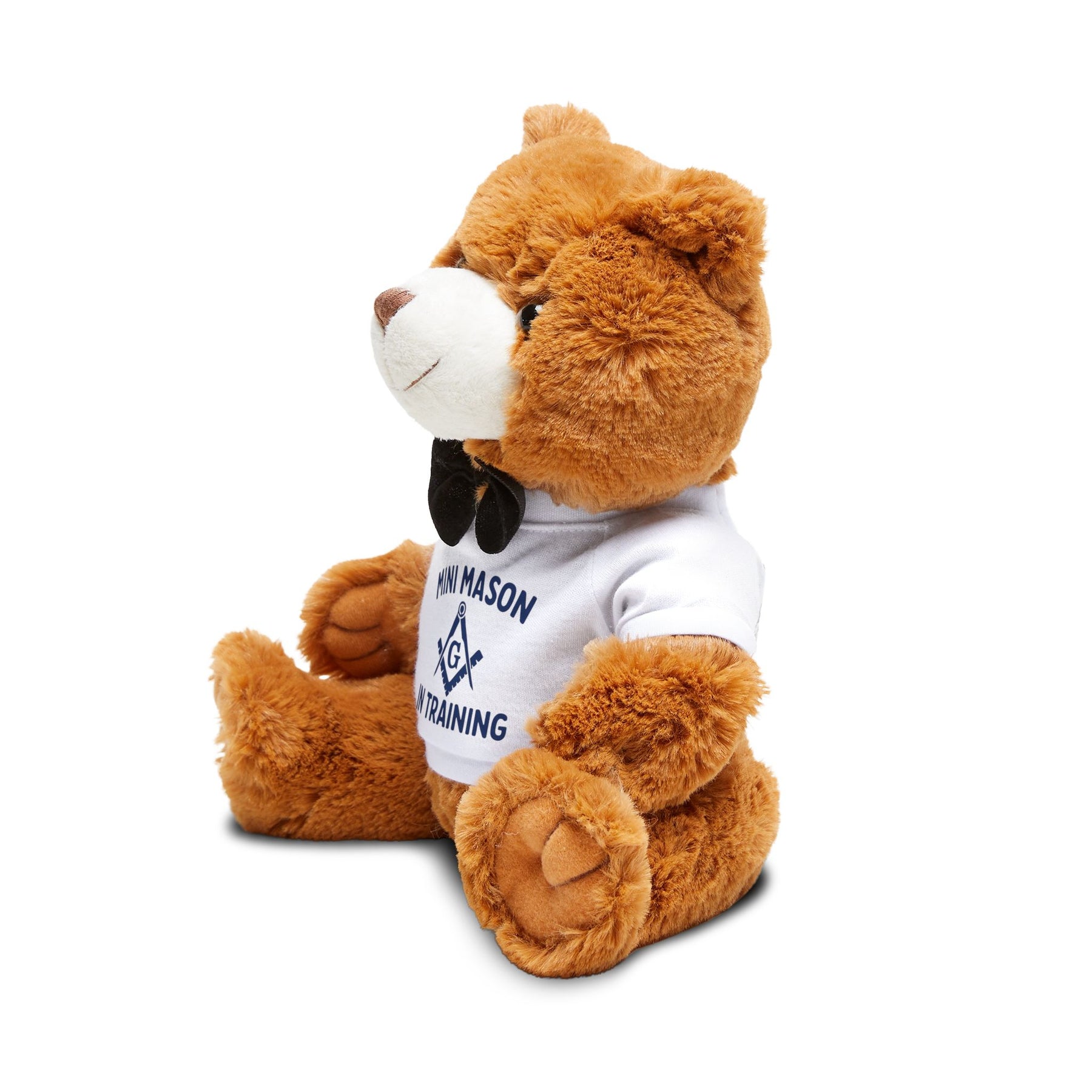 Master Mason Blue Lodge Teddy Bear - Mini Mason In Training Plushie - Bricks Masons