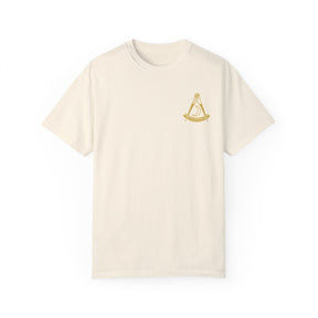 District Deputy Grand Master Blue Lodge T-Shirt - Garment-Dyed Tee - Bricks Masons