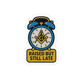 Master Mason Blue Lodge Sticker Decal - Outdoor Die-Cut - Bricks Masons