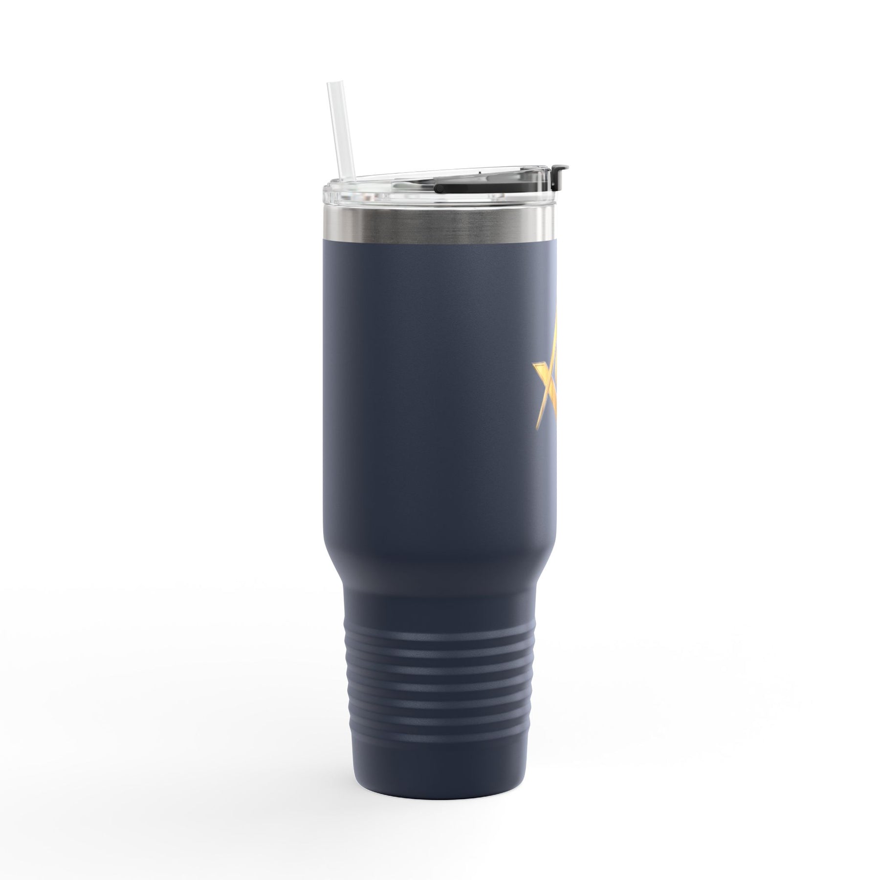 Master Mason Blue Lodge Ringneck Tumbler - Golden Square & Compass G Emblem