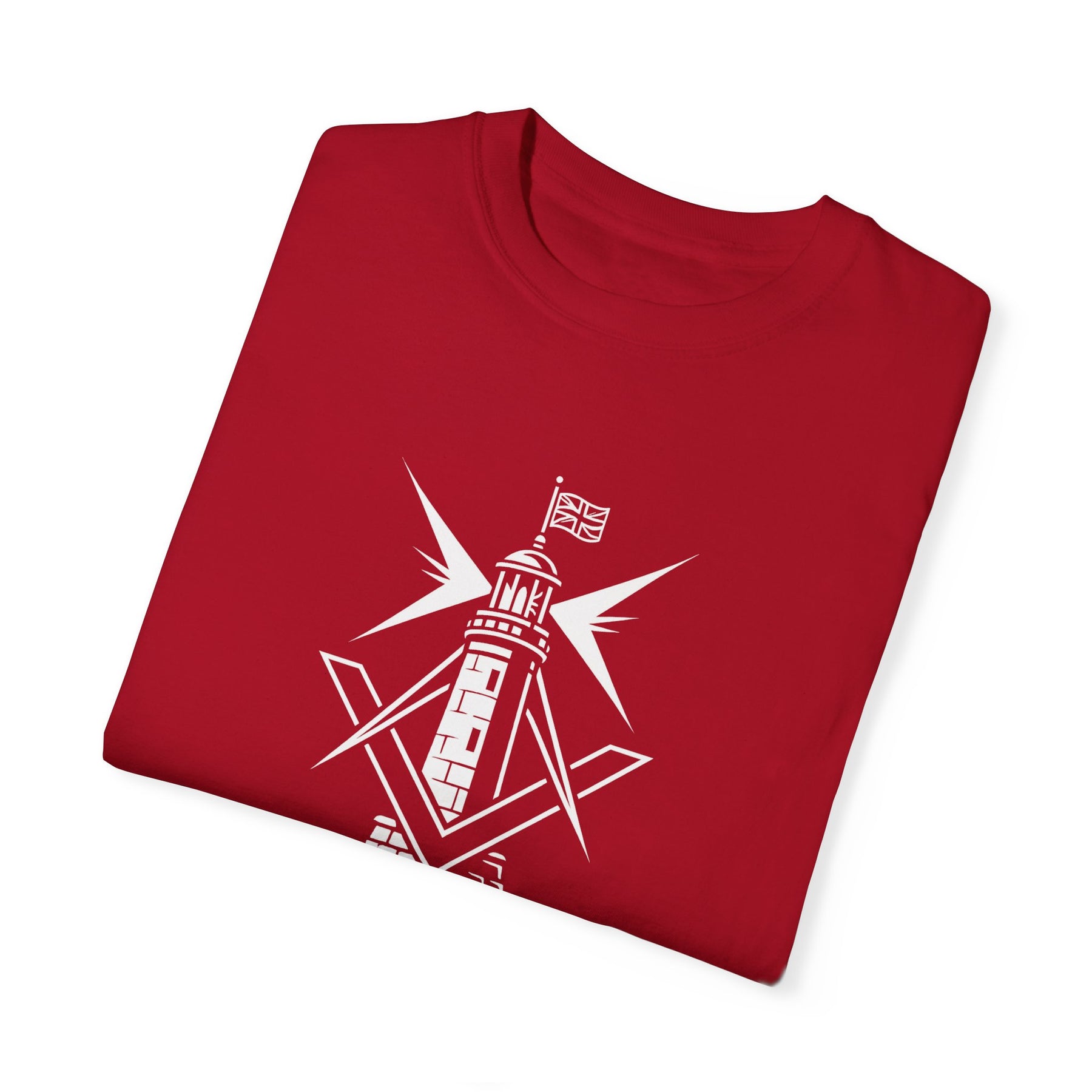 Master Mason Craft T-Shirt - United Kingdom Beacon of Brotherhood - Bricks Masons