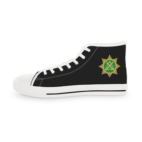 Knight Masons Sneaker - High Top Black & White - Bricks Masons