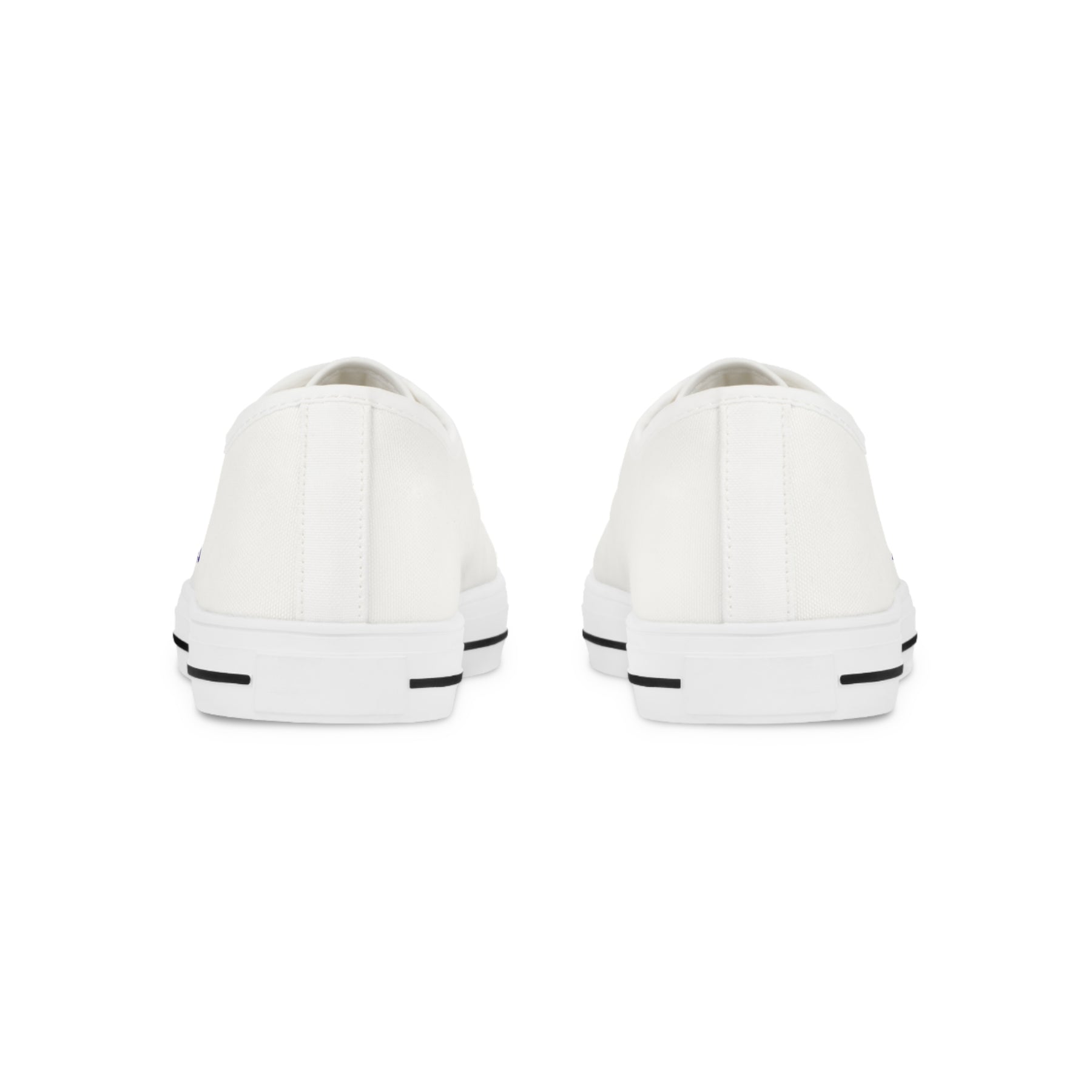 LOCOP Sneaker - Low Top Sneaker Black & White Purple Emblem - Bricks Masons