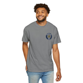 Master Mason Blue Lodge T-Shirt - Traveling Mason Garment-Dyed Tee - Bricks Masons