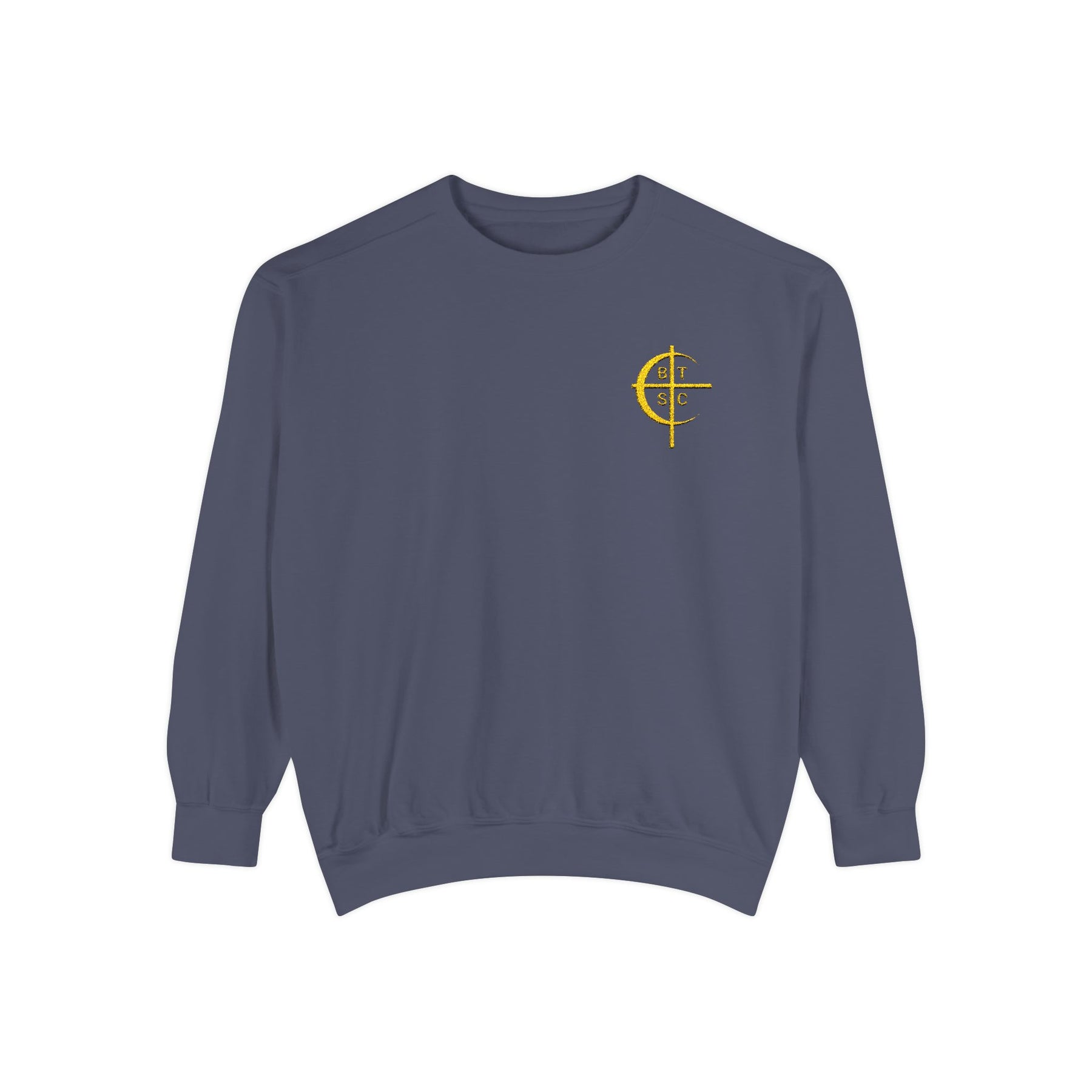 Council of Crusaders Sweatshirt - Embroidered Crusader Cross Chest Crest - Bricks Masons