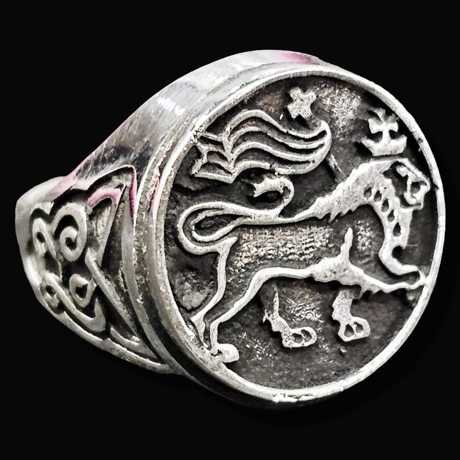 Lion Rastafari Judah Ring In Silver 1.8 Cm 15 Gr Art 1696 - Bricks Masons