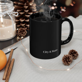 11oz Black Mug - Bricks Masons