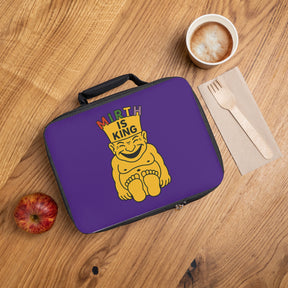Royal Order of Jesters Lunch Bag - Purple Fully Insulated With Zipper Closure - Bricks Masons