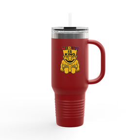 Royal Order of Jesters Ringneck Tumbler - 40oz Stainless Steel & Insulated - Bricks Masons