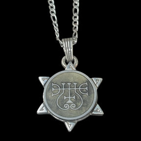 I wove the Demon 16 DUKE ZEPAR and the Secret Seal of Solomon 72 Demons, Lesser Key of Solomon, Goetia, in Silver, 3 x 2.5 cm, 12 g, Art 1875 - Bricks Masons