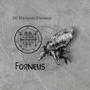 Demon Pendant 30 MARQUES FORNEUS and Secret Seal of Solomon 72 Demons Lesser Key of Solomon Goetia In Silver 3 x 2.5 cm 12 Gr Art 1889 - Bricks Masons