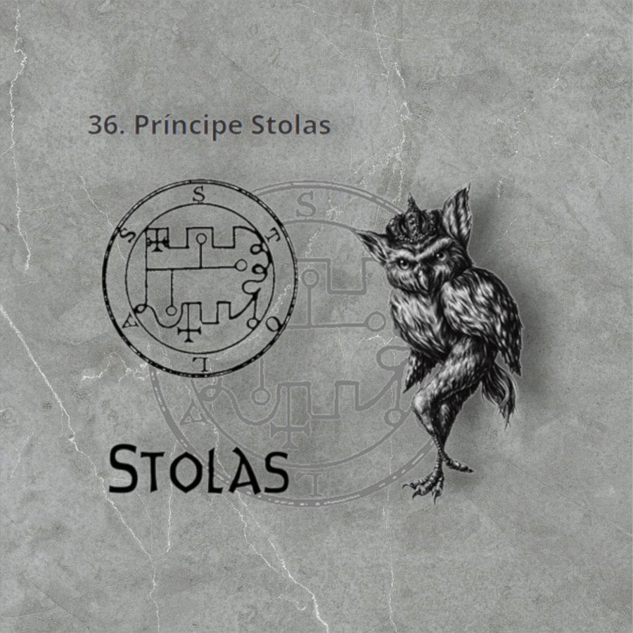 I wove Demon 36 PRINCE STOLAS and Secret Seal of Solomon 72 Demons Lesser Key of Solomon Goetia In Silver 3 x 2.5 cm 12 Gr Art 1895 - Bricks Masons