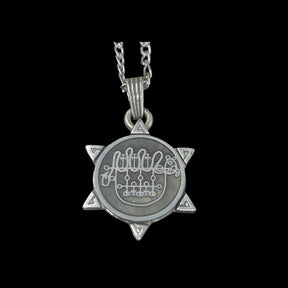 I swore Demon 42 DUKE VEPAR and Secret Seal of Solomon 72 Demons Lesser Key of Solomon Goetia In Silver 3 x 2.5 cm 12 Gr Art 1901 - Bricks Masons