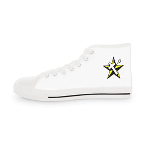 The Order of the White Shrine of Jerusalem Sneaker - High Top Black & White - Bricks Masons