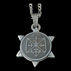 I said Demon 57 PRESIDENT OSE and Secret Seal of Solomon 72 Demons Lesser Key of Solomon Goetia In Silver 3 x 2.5 cm 12 Gr Art 1916 - Bricks Masons