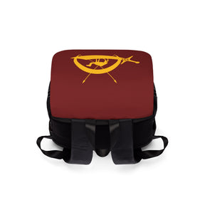 DOKO Backpack - Maroon & Yellow - Bricks Masons