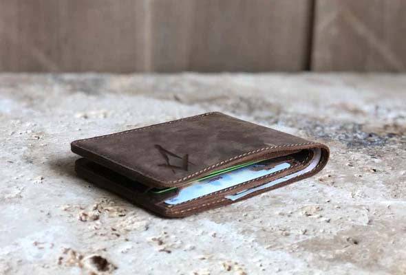 Master Mason Blue Lodge Wallet - Handmade Leather