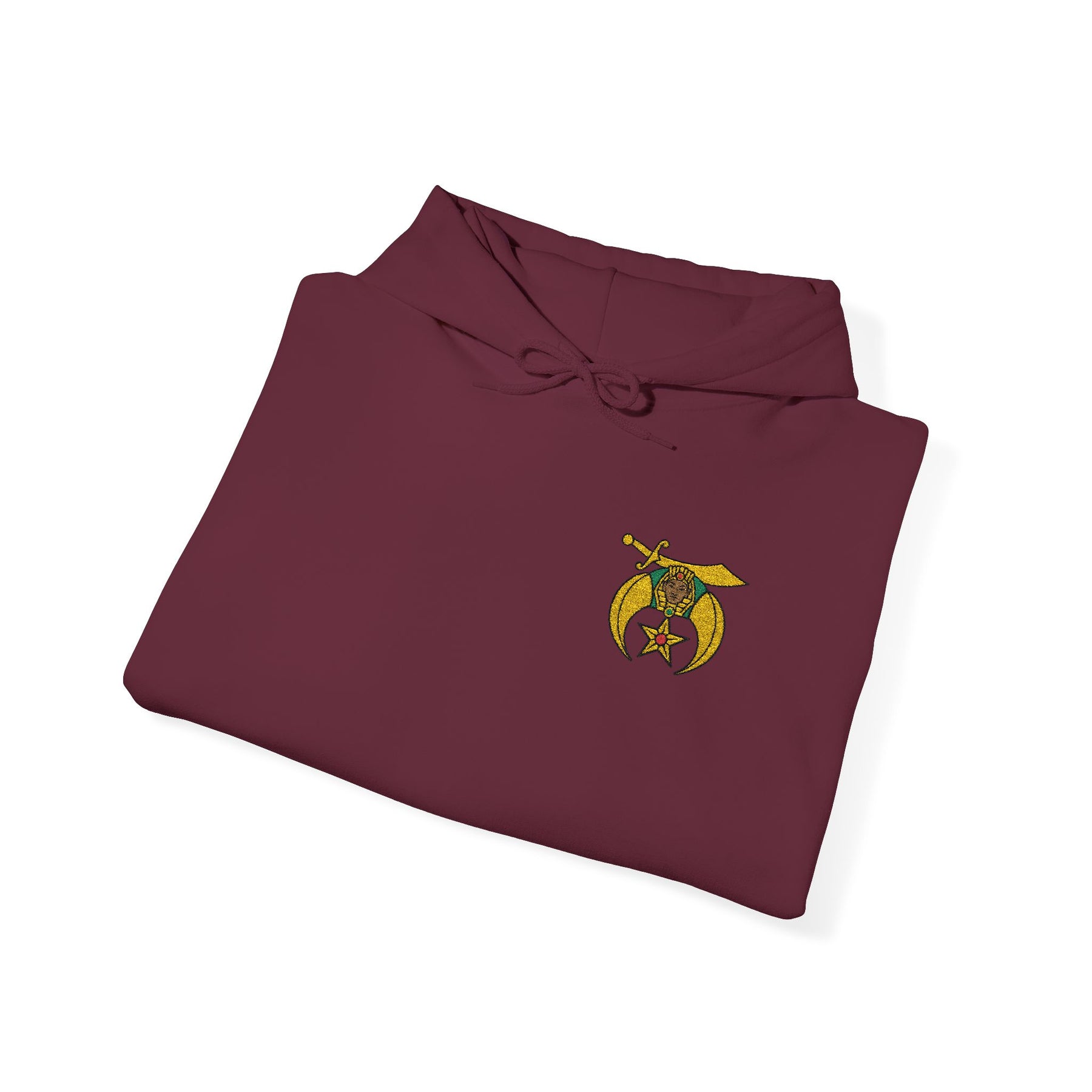 Daughters of Sphinx Hoodie - Soft Cotton Poly Blend Embroidered Front Design - Bricks Masons