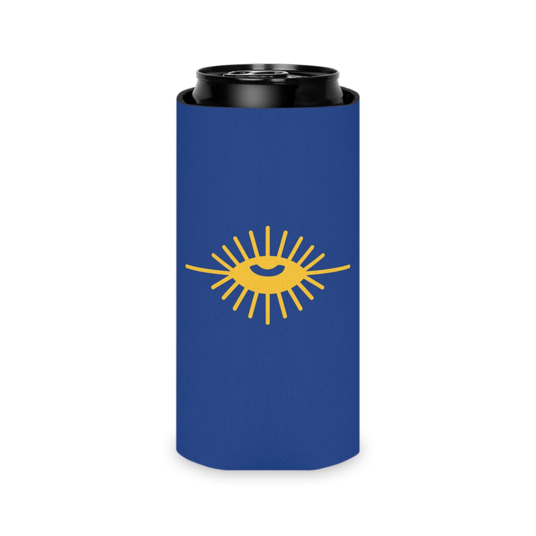 Knights of the All Seeing Eye Can Cooler - Blue & Gold - Bricks Masons