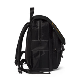 Grand Tiler of Solomon Backpack - Black & Gold With Resistant Fabric - Bricks Masons