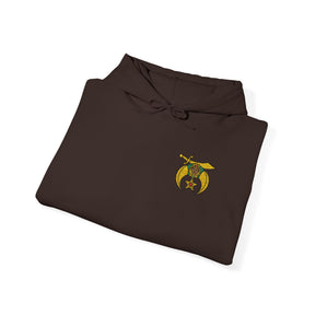 Daughters of Sphinx Hoodie - Soft Cotton Poly Blend Embroidered Front Design - Bricks Masons