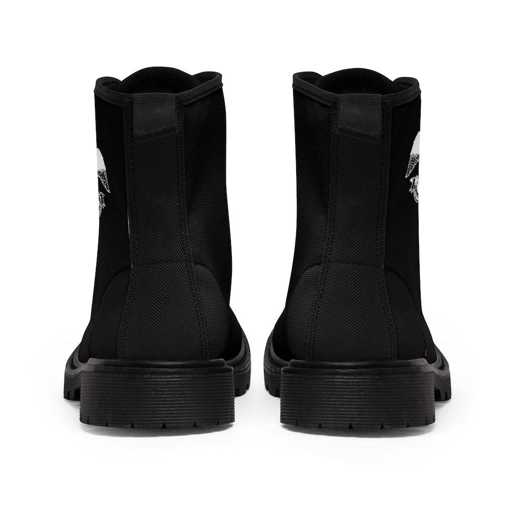 33rd Degree Scottish Rite Boot - Wings Down Nylon Canvas - Bricks Masons