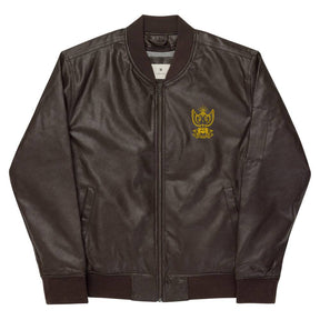 33rd Degree Scottish Rite Jacket - Wings Up Leather Golden Embroidery - Bricks Masons