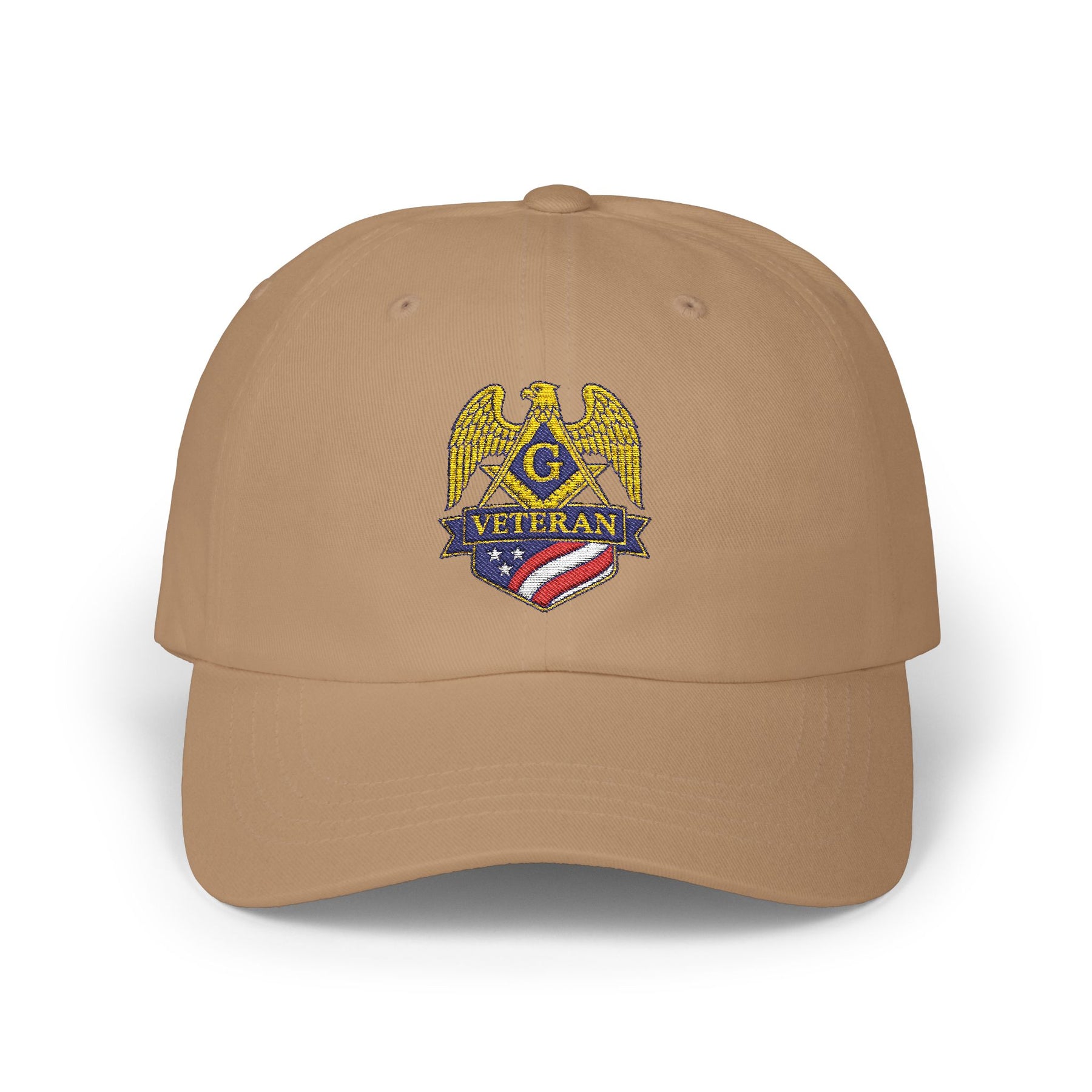 Master Mason Blue Lodge Baseball Cap - Embroidered Veteran Mason Dad Cap - Bricks Masons