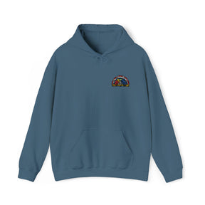 International Order of The Rainbow For Girls Hoodie - Soft Cotton Poly Blend Front Embroidery - Bricks Masons