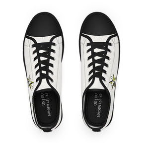 The Order of the White Shrine of Jerusalem Sneaker - Low Top Sneaker Black & White - Bricks Masons