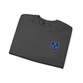 Master Mason Blue Lodge Sweatshirt - Silver Square & Compasses