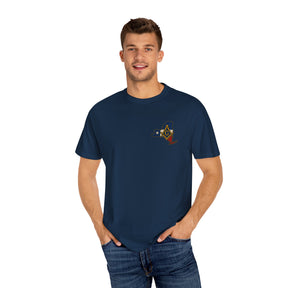 Master Mason Blue Lodge T-Shirt - Garment-Dyed New York Mason - Bricks Masons