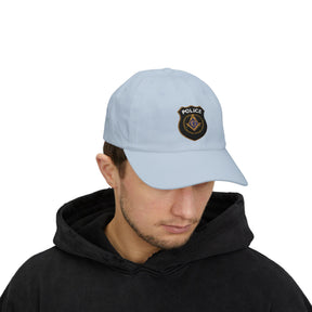 Master Mason Blue Lodge Baseball Cap - Embroidered Police Mason Dad Cap - Bricks Masons