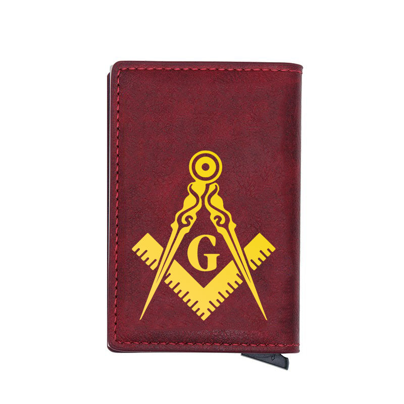 Master Mason Blue Lodge Wallet - Various Colors - Bricks Masons