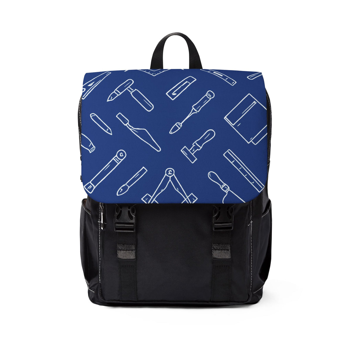 Master Mason Blue Lodge Backpack - Blue Masonic Tools - Bricks Masons
