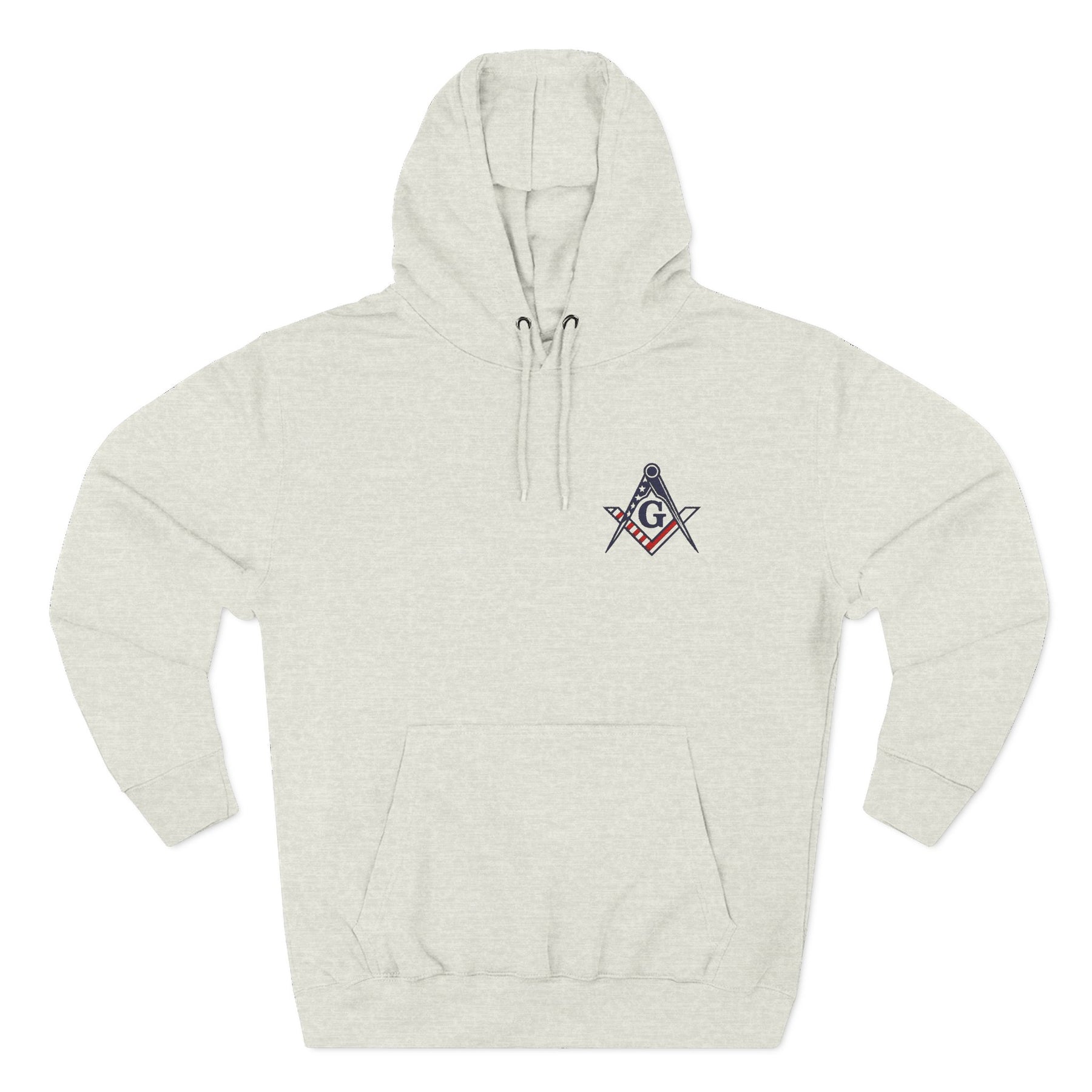 Master Mason Blue Lodge Hoodie - Front Stitch Design - Bricks Masons
