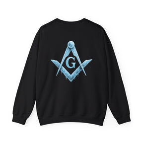 Master Mason Blue Lodge Sweatshirt - Frosty Square & Compass G Design